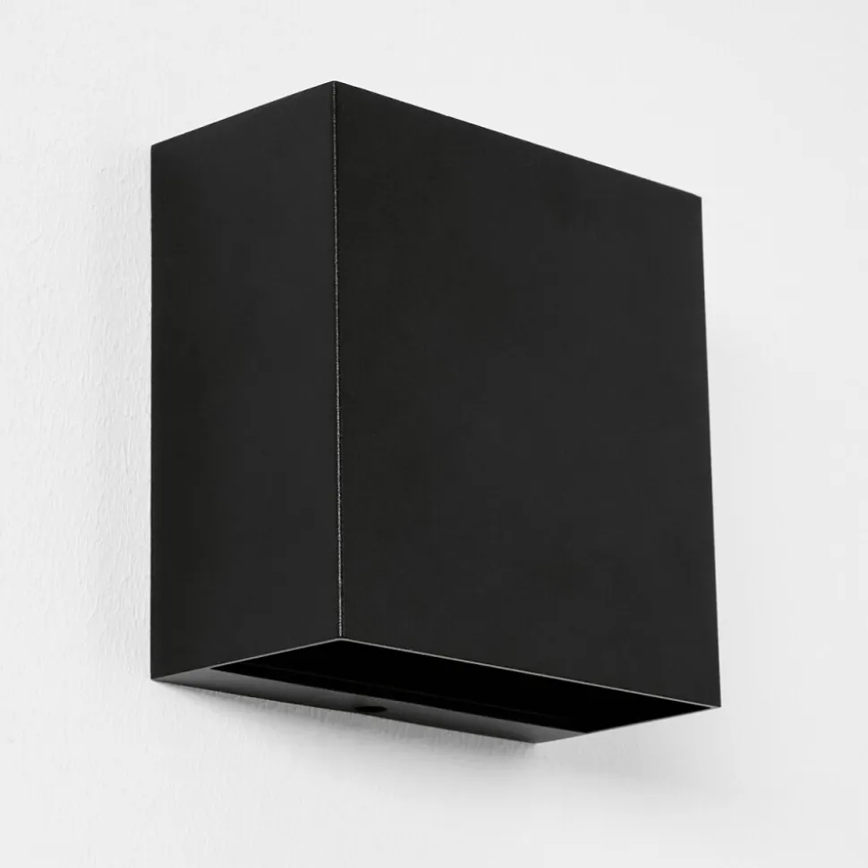 Applique Murale D'Exterieur Spidern Led Noir, 1 Lumiere
