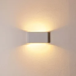 Applique Murale D'Exterieur Tinglev Led Blanc, 2 Lumieres