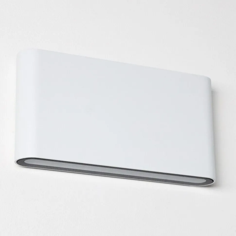 Applique Murale D'Exterieur Tinglev Led Blanc, 2 Lumieres