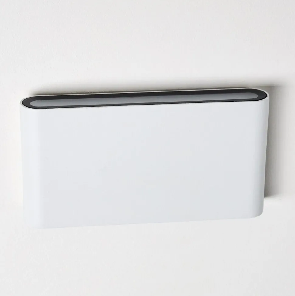 Applique Murale D'Exterieur Tinglev Led Blanc, 2 Lumieres