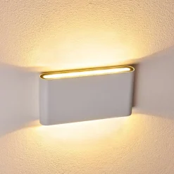 Applique Murale D'Exterieur Tinglev Led Blanc, 2 Lumieres