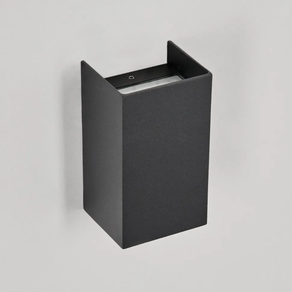 Applique Murale D'Exterieur Anobra Led Anthracite, 1 Lumiere