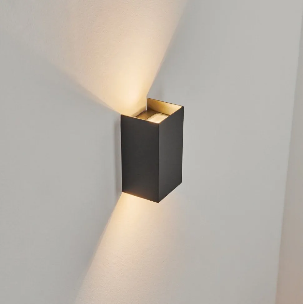 Applique Murale D'Exterieur Anobra Led Anthracite, 1 Lumiere