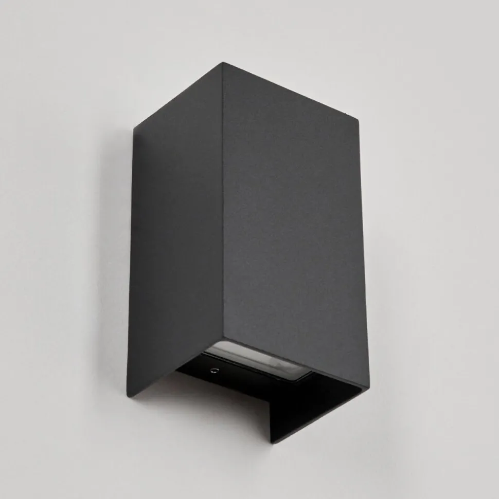 Applique Murale D'Exterieur Anobra Led Anthracite, 1 Lumiere