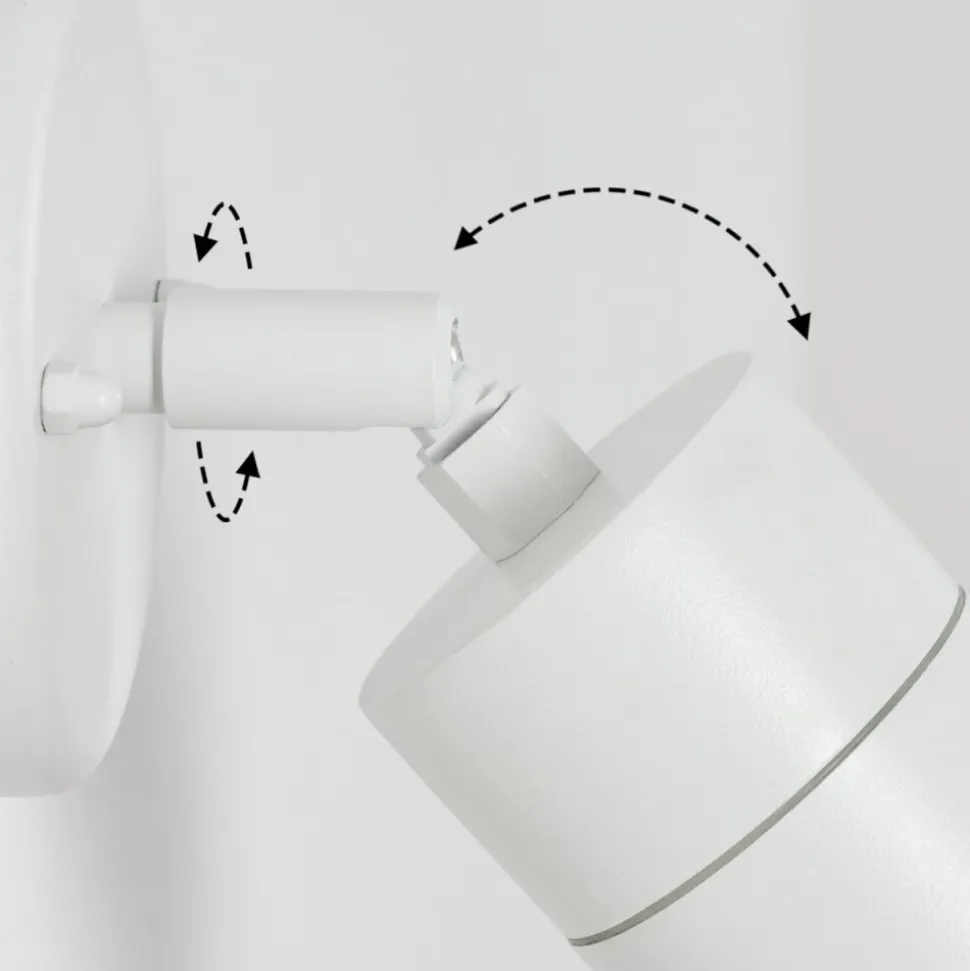 Applique Murale D'Exterieur Aketohoin Led Blanc, 1 Lumiere