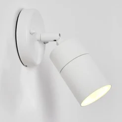 Applique Murale D'Exterieur Aketohoin Led Blanc, 1 Lumiere