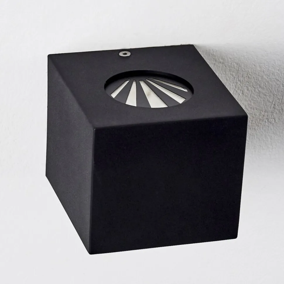 Applique Murale D'Exterieur Jonava Led Noir, 2 Lumieres