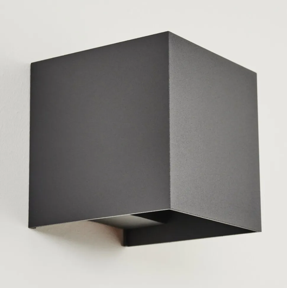 Applique Murale D'Exterieur Tamarin Led Anthracite, 1 Lumiere