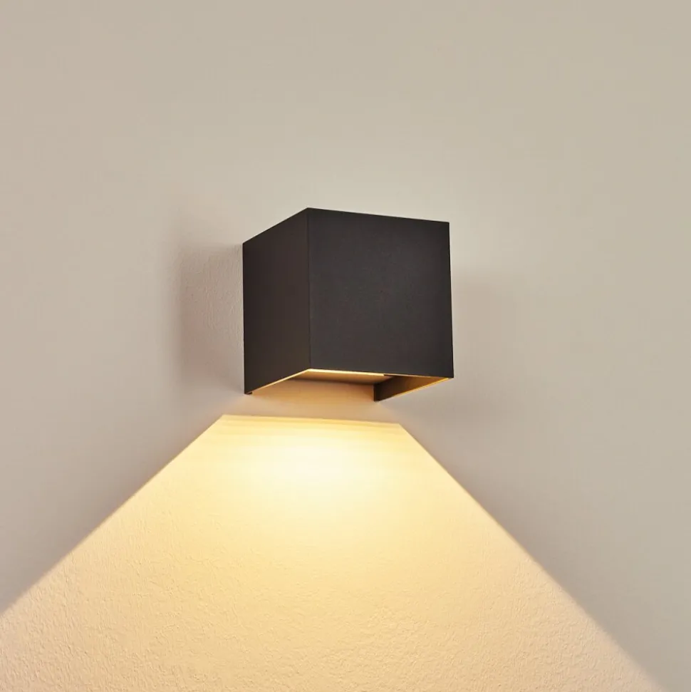 Applique Murale D'Exterieur Tamarin Led Anthracite, 1 Lumiere