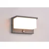 Applique Murale D'Exterieur Trio Nestos Led Anthracite, 1 Lumiere, Detecteur De Mouvement