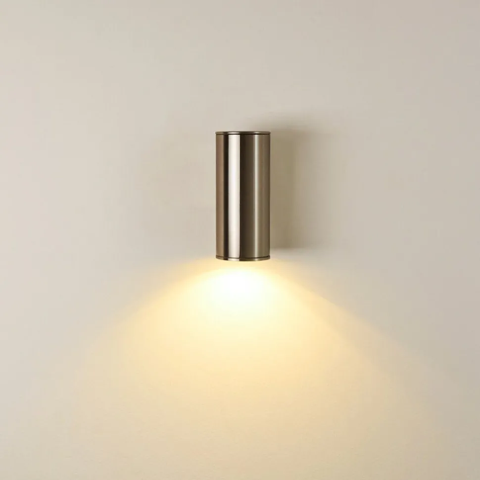 Applique Murale D'Exterieur Brachy Led Acier Inoxydable, 1 Lumiere