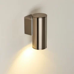 Applique Murale D'Exterieur Brachy Led Acier Inoxydable, 1 Lumiere
