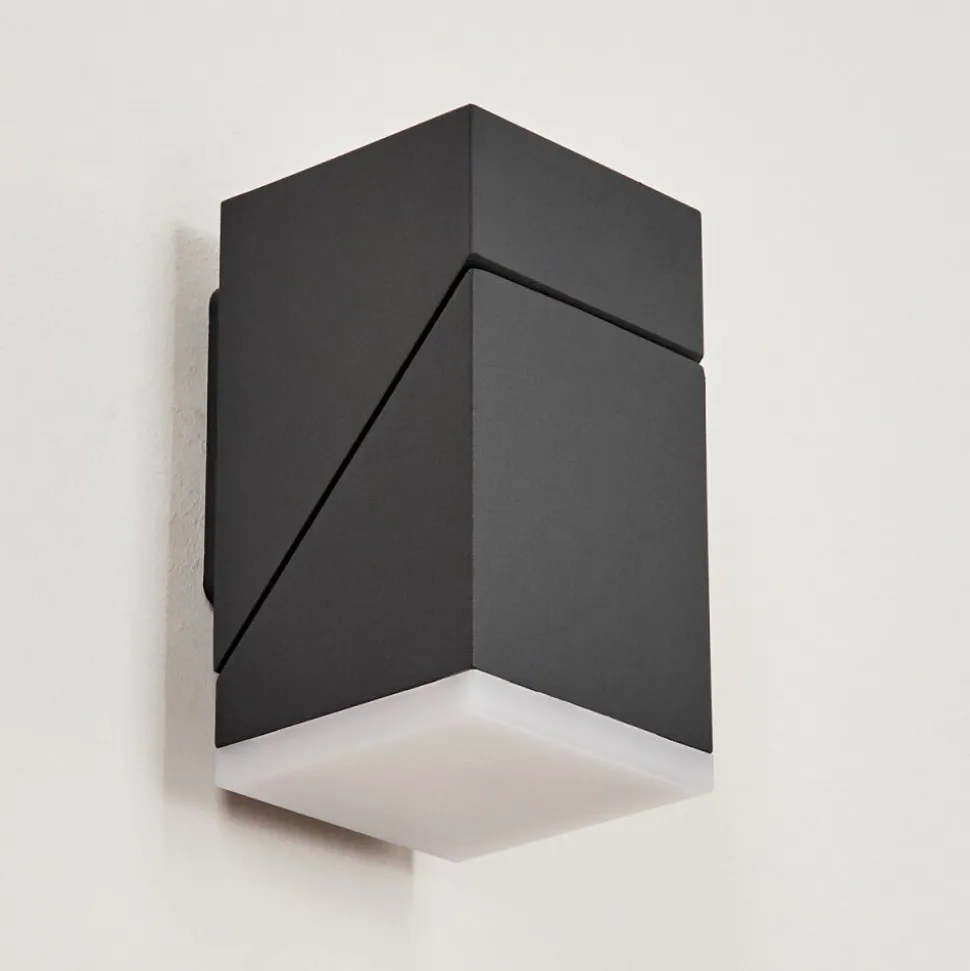 Applique Murale D'Exterieurtoogong Led Anthracite, 1 Lumiere