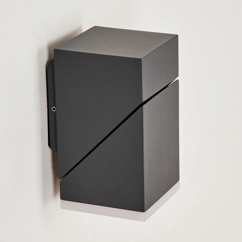 Applique Murale D'Exterieurtoogong Led Anthracite, 1 Lumiere