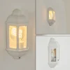 Applique Murale D'Exterieurouse Blanc, 1 Lumiere