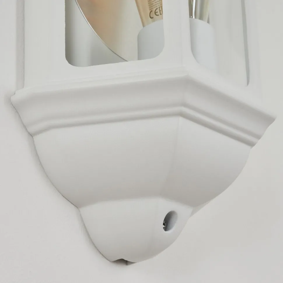 Applique Murale D'Exterieurouse Blanc, 1 Lumiere