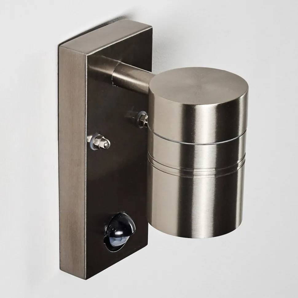 Applique Murale D'Exterieur Froslev Led Chrome, 1 Lumiere, Detecteur De Mouvement