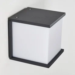 Applique Murale D'Exterieur Ebba Anthracite, 1 Lumiere