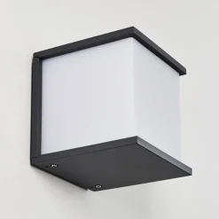 Applique Murale D'Exterieur Ebba Anthracite, 1 Lumiere