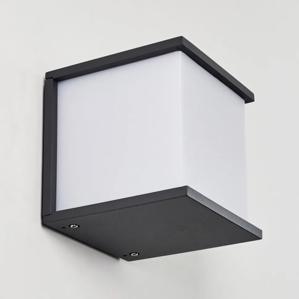 Applique Murale D'Exterieur Ebba Anthracite, 1 Lumiere