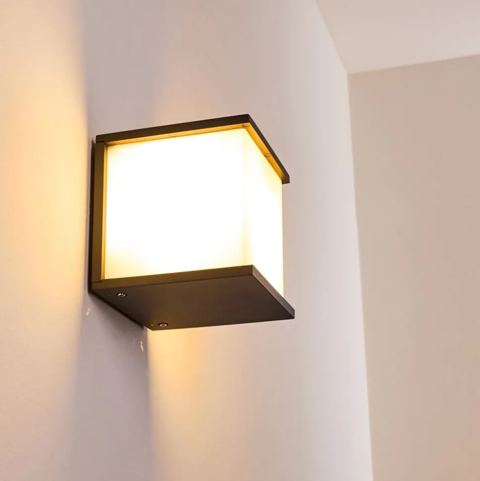 Applique Murale D'Exterieur Ebba Anthracite, 1 Lumiere