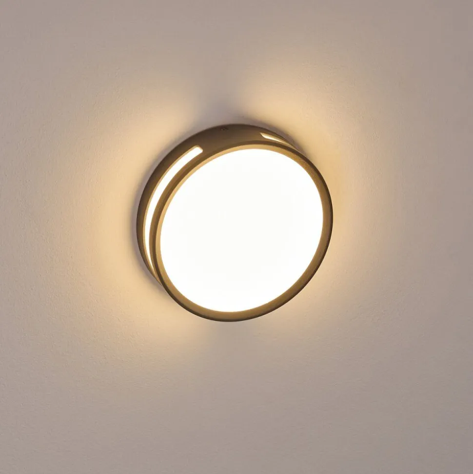 Applique Murale D'Exterieur Chiavari Led Anthracite, 1 Lumiere