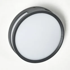 Applique Murale D'Exterieur Chiavari Led Anthracite, 1 Lumiere