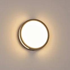 Applique Murale D'Exterieur Chiavari Led Anthracite, 1 Lumiere