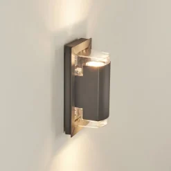Applique Murale D'Exterieurnabawa Anthracite, 2 Lumieres