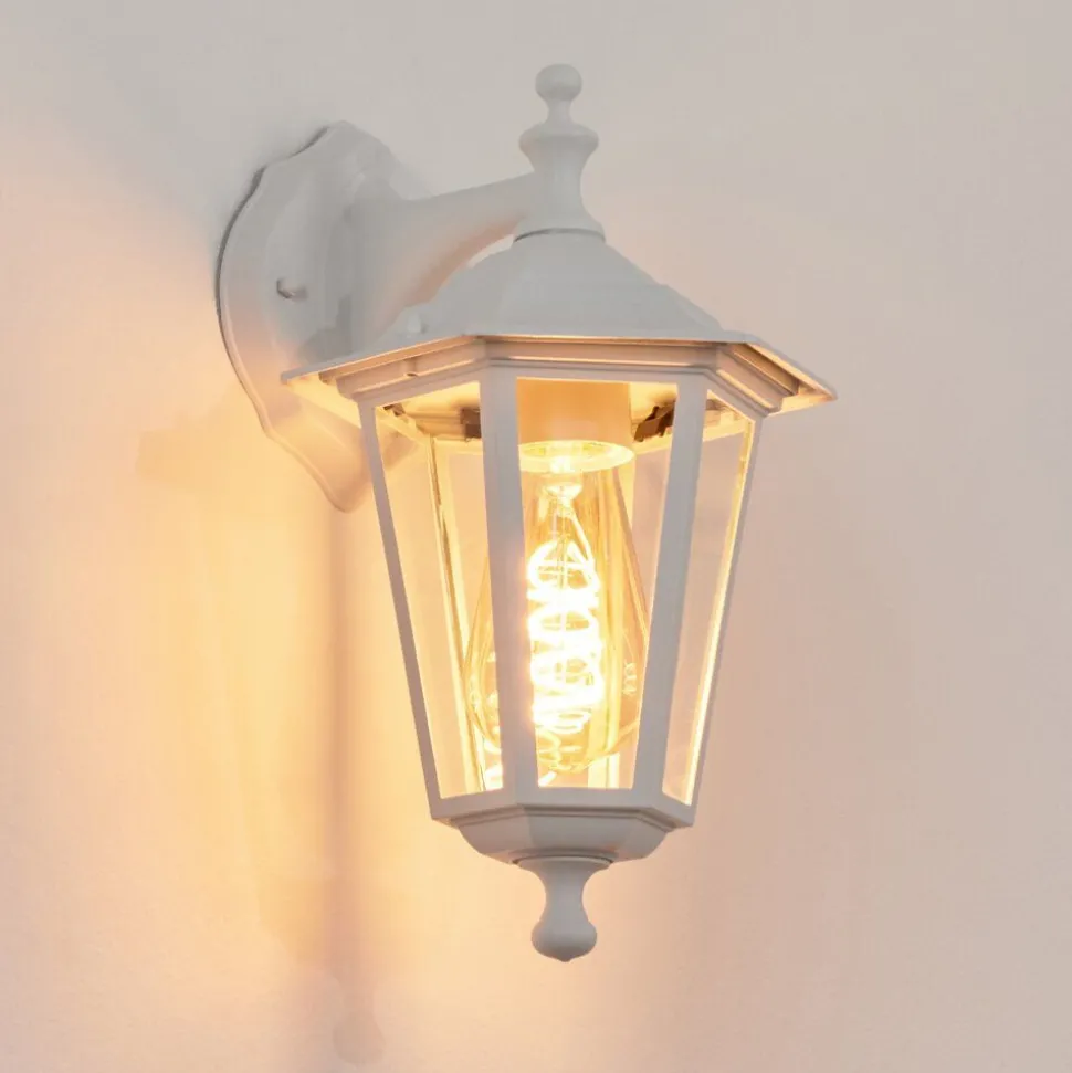 Applique Murale D'Exterieurvaltimo Blanc, 1 Lumiere