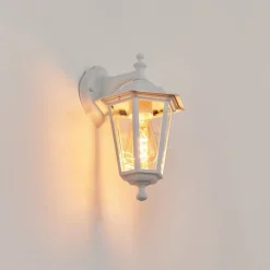 Applique Murale D'Exterieurvaltimo Blanc, 1 Lumiere
