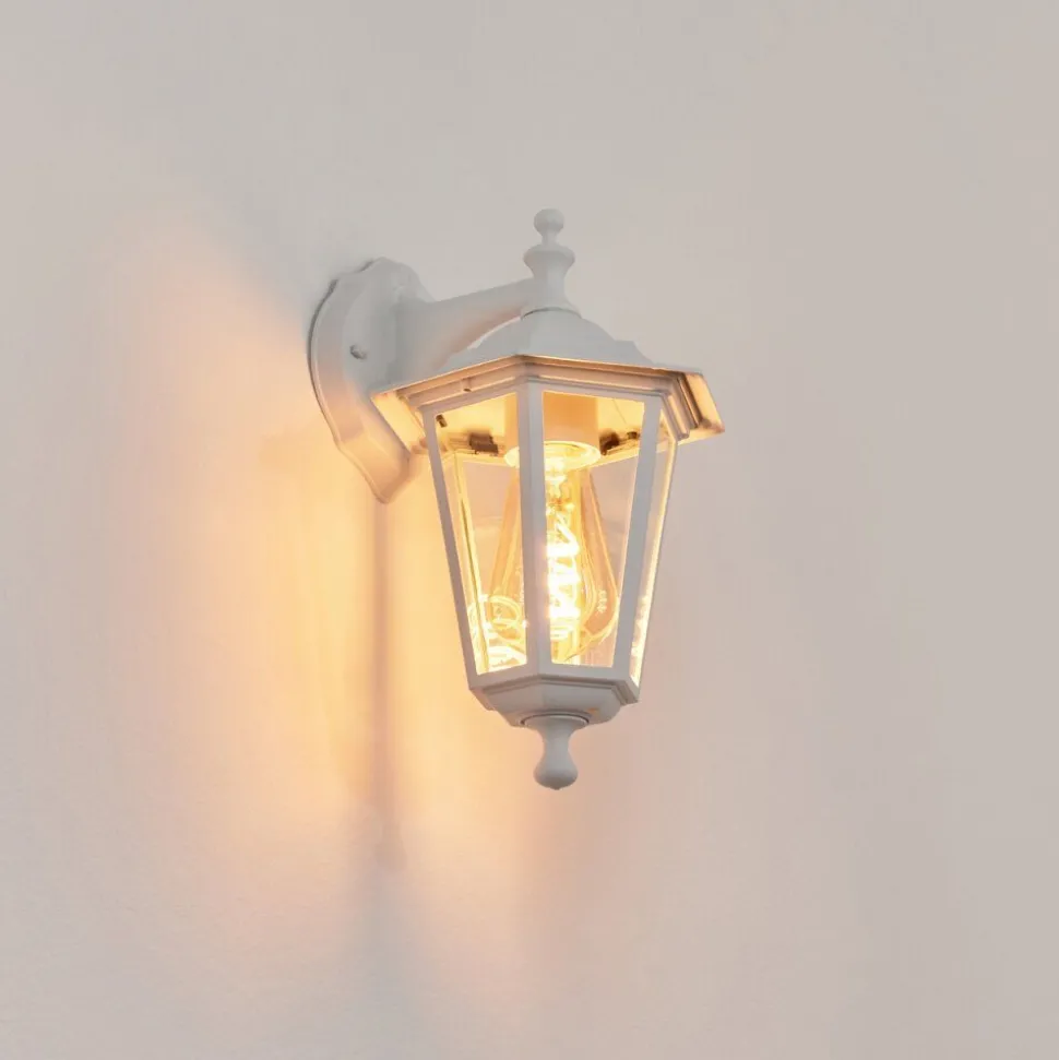 Applique Murale D'Exterieurvaltimo Blanc, 1 Lumiere