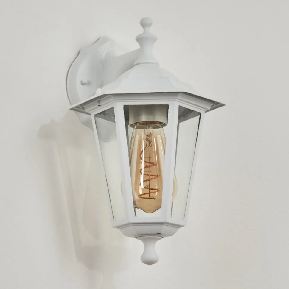Applique Murale D'Exterieurvaltimo Blanc, 1 Lumiere