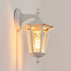 Applique Murale D'Exterieurvaltimo Blanc, 1 Lumiere