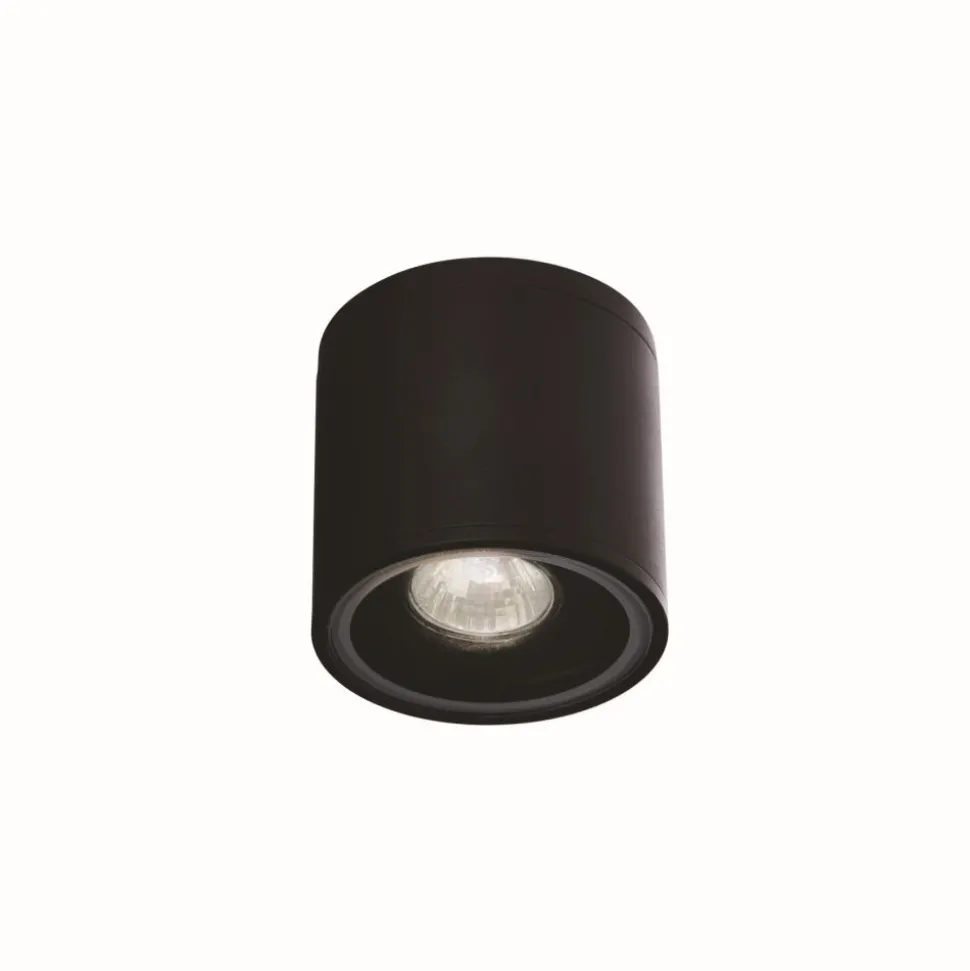 Applique Murale D'Exterieur Ideal Lux Gun Noir, 1 Lumiere
