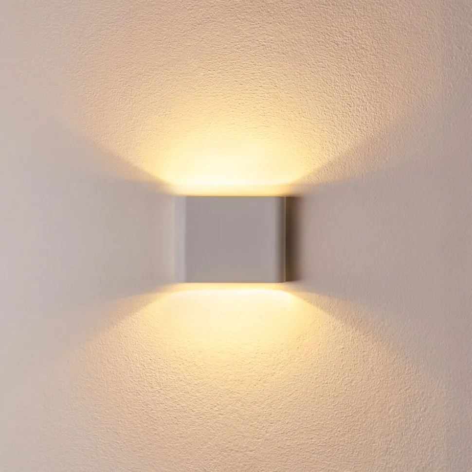 Applique Murale D'Exterieur Tinglev Led Blanc, 2 Lumieres