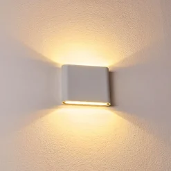 Applique Murale D'Exterieur Tinglev Led Blanc, 2 Lumieres