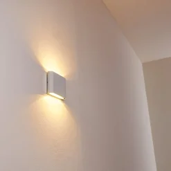 Applique Murale D'Exterieur Tinglev Led Blanc, 2 Lumieres
