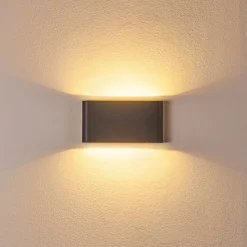 Applique Murale D'Exterieur Tinglev Led Anthracite, 2 Lumieres