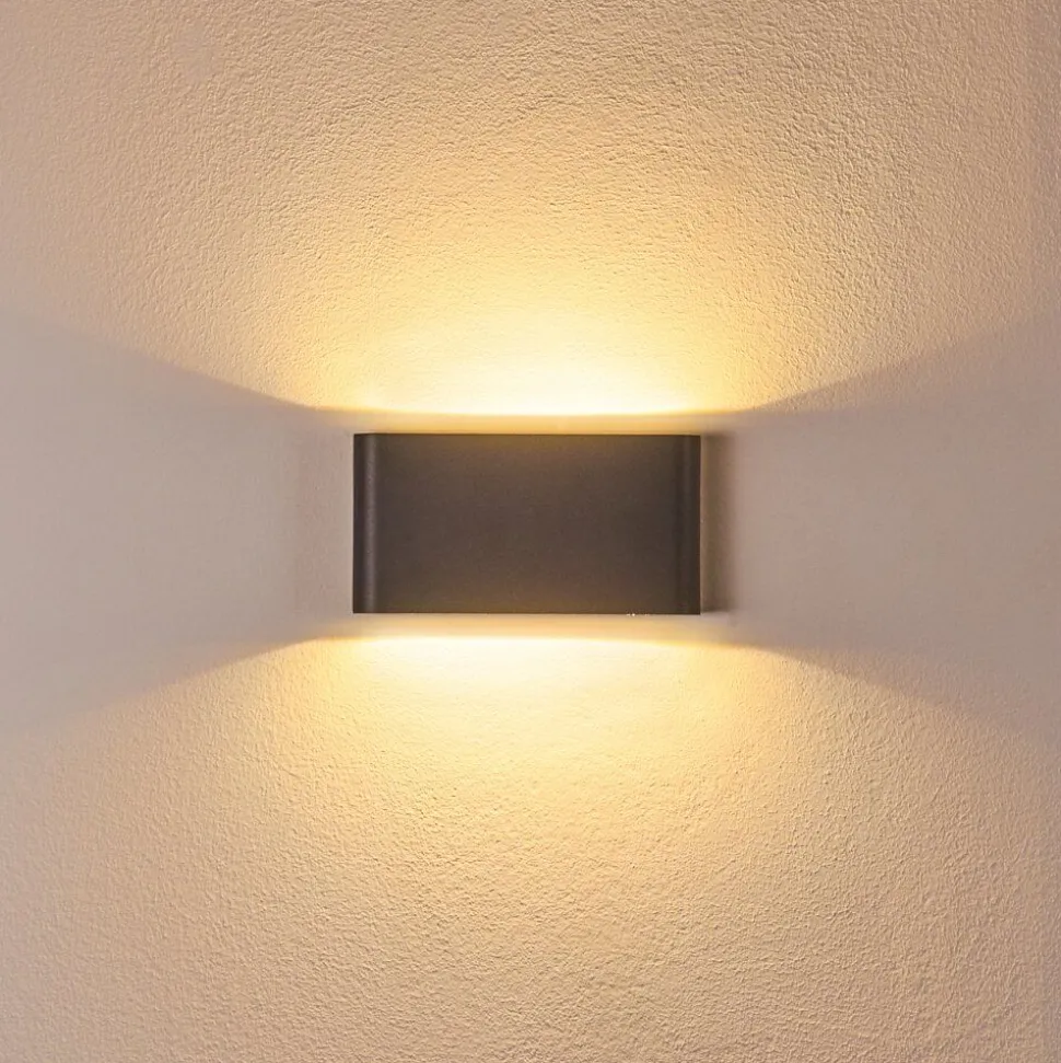 Applique Murale D'Exterieur Tinglev Led Anthracite, 2 Lumieres