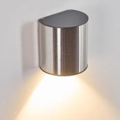 Applique Murale D'Exterieur Vano Led Acier Inoxydable, 1 Lumiere