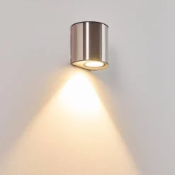 Applique Murale D'Exterieur Vano Led Acier Inoxydable, 1 Lumiere