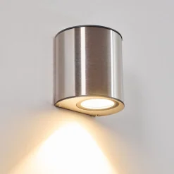 Applique Murale D'Exterieur Vano Led Acier Inoxydable, 1 Lumiere
