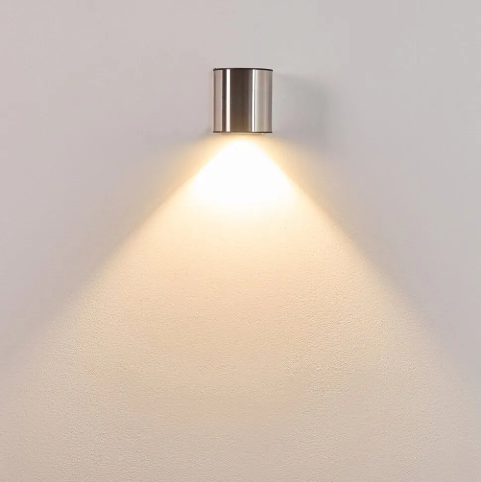 Applique Murale D'Exterieur Vano Led Acier Inoxydable, 1 Lumiere