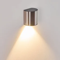 Applique Murale D'Exterieur Vano Led Acier Inoxydable, 1 Lumiere