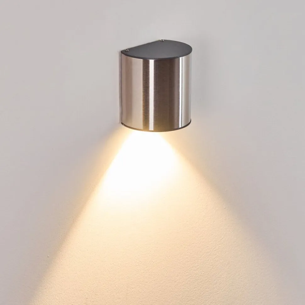 Applique Murale D'Exterieur Vano Led Acier Inoxydable, 1 Lumiere