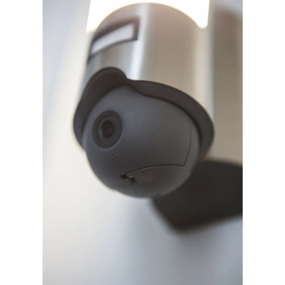 Applique Murale D'Exterieur Lutec Elara Led Acier Inoxydable, 1 Lumiere, Detecteur De Mouvement