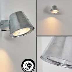 Applique Murale D'Exterieurcook Acier Inoxydable, Zingue, 1 Lumiere