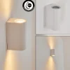 Applique Murale D'Exterieur Kingstown Blanc, 2 Lumieres