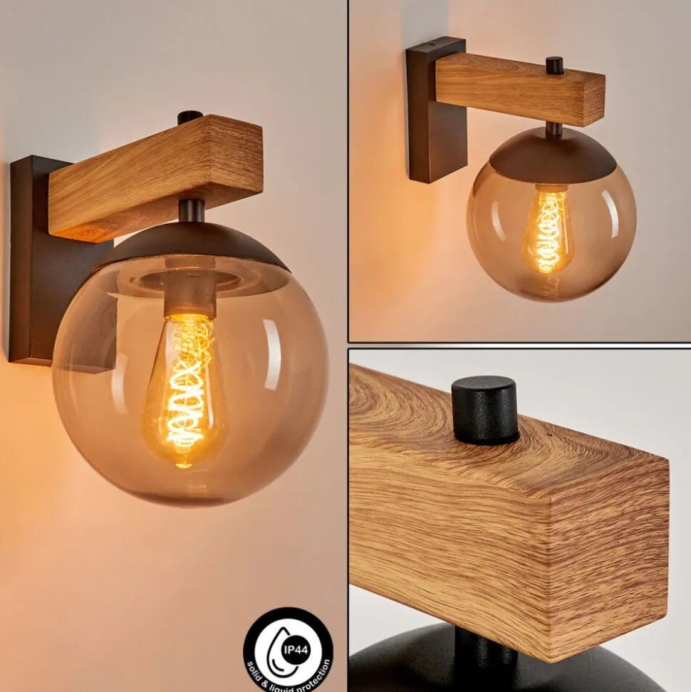 Applique Murale D'Exterieur Pampita Couleur Bois, 1 Lumiere